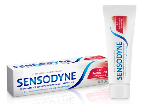 Sensodyne Pasta De Dientes Menta, 4 Onzas, Paquete De 4