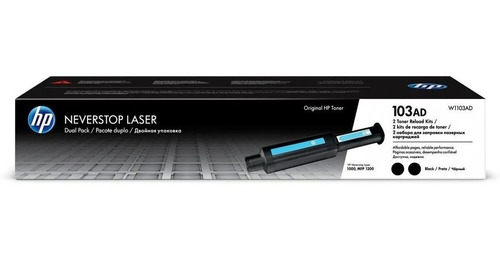 Toner Hp 103a Negro Hp Neverstop 1000 1200 X 2 Kit Recarga