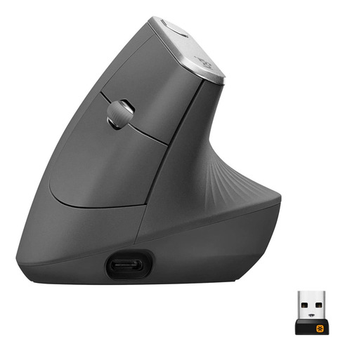 Mouse Logitech Mx Vertical + Estuche Portátil Rígido