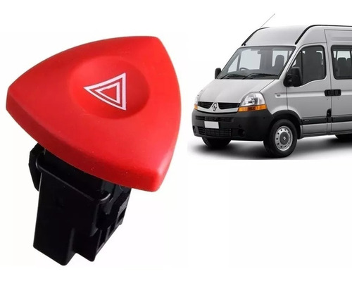 Botao Interruptor Pisca Alerta Renault Master Emergência