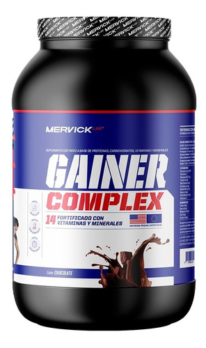 Gainer Mervick 1.5 Kilos Ganador Peso Fuerza Recupero