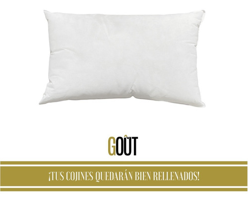 Imagen 3 de 7 de 5 Rellenos Premium Para Cojín Decorativo 30x50 Cm Marca Goût