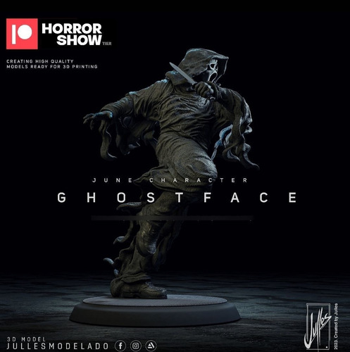 Archivo Stl Impresión 3d - Ghostface - Scary Movie - Julles