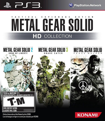 Metal Gear Solid Hd Collection - Fisico - E/gratis - Ps3