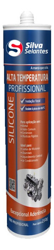 Silicona Alta Temperatura Negra Silva Selantes
