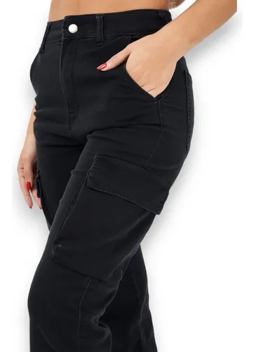 Pantalon Jogger Cargo De Gabardina - Caura - Dama