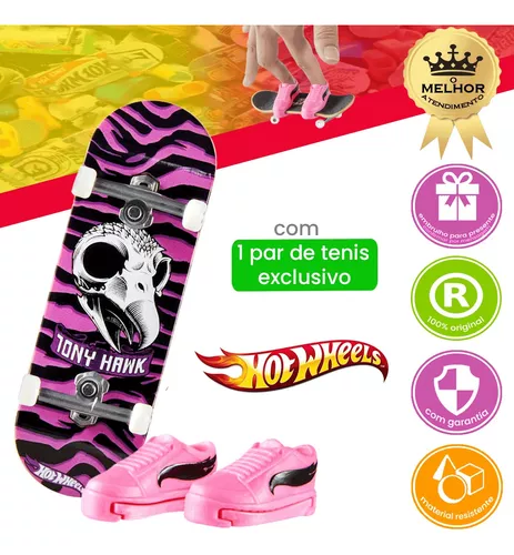 Skate de Dedo Hot wheels Profissional Tenis Fingerboard - Loja Zuza  Brinquedos