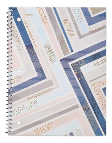 Mead 07152 - Cuaderno Espiral, 1 Sujeto, Papel Con Reglas, 7