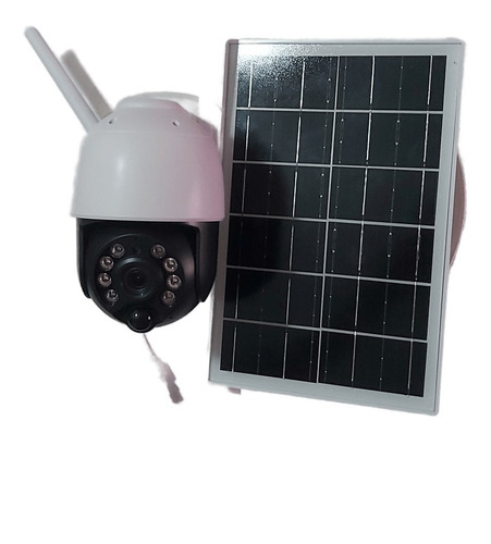 Cámara Robot Ip67 Solar 1080p Domo Solar Wifi Jortan