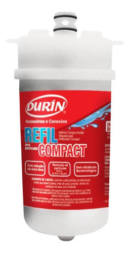 Refil Para Purificador De Água H2o Compact - Durín Cor Outro