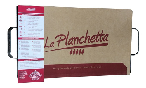  La Planchetta Original. Comal/bifera Para Dos Hornallas