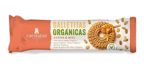 Galletitas Cachafaz Organicas Avena Y Miel 170 Gr.