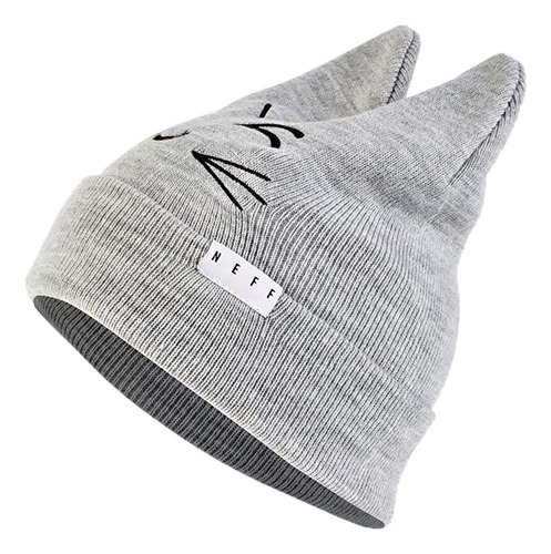 Neff Gorros Para Mujer Y Adolescente, Diseo De Gato, Gris Br