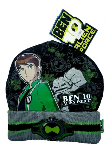 Gorra Gorro Lana Ben 10 Alien Force Original Footy