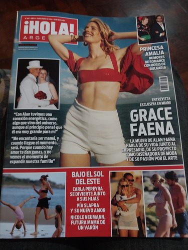 Revista Hola Argentina Enero 2024 Grace Faena