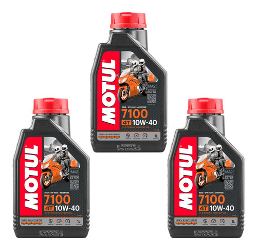 3l Aceite Motul 7100 Sintetico R6r Gsxr 600rr F4i R3 Mt 03