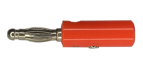 Conector Plug Tipo Banana Macho Rojo