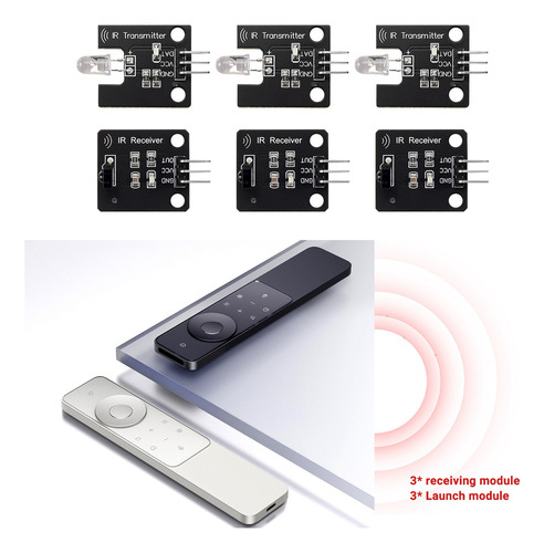 Kit De Módulo De Sensor De Transmisor Ir Con Receptor Ir Dig