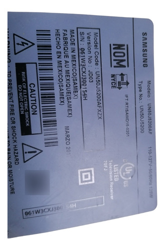 Tarjeta Fuente Para Tv Samsung Un50j5200af (Usado)