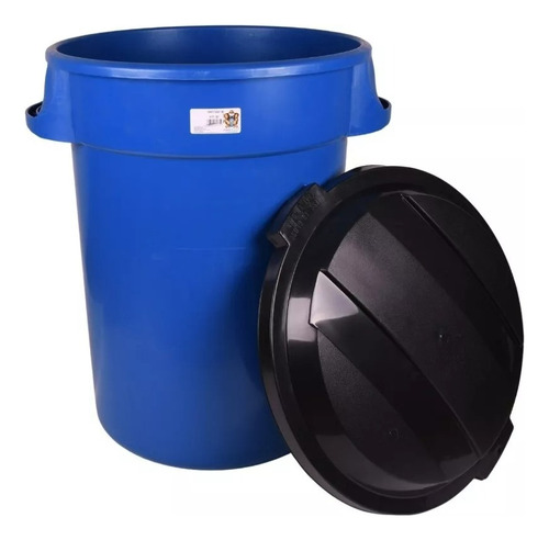 Contenedor Con Tapa 130 Lts C130tzk Kartell Uso Rudo Plastic