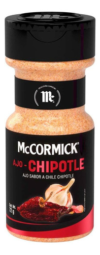 Ajo Sabor A Chile Chipotle Mccormick 72g