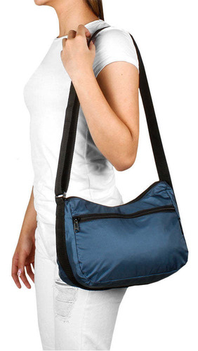 Bolso City Manos Libres Plegable Azul Oscuro Citybags