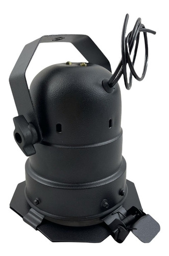 Imagem 2 de 4 de 6x Refletor Par 30 Preto Com Porta-gelatina Soquete E-27