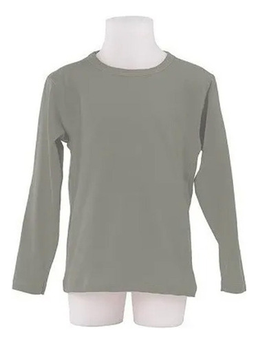 Polera Manga Larga Niño Invierno Algodón 3 Pack