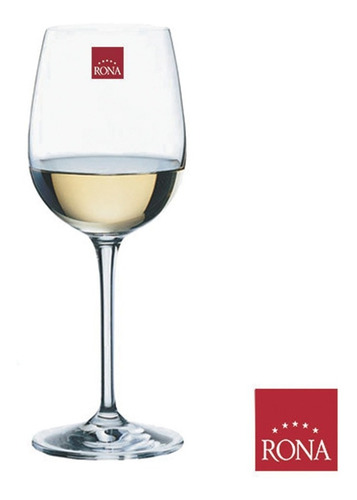 Imagen 3 de 4 de Set De 2 Copas De Cristal Rona Linea Solo 450ml