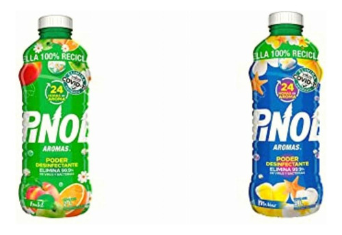 Limpiador Multiusos Antibacterial, Pinol Aromas, Frutal, 2