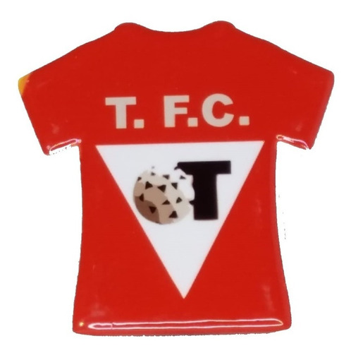 Imán De Tacuarembó Fútbol Club En Forma De Camiseta. Tfc