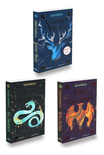 Trilogia Completa Sombra E Ossos Com 3 Volumes Série Netflix, De : Leigh Bardugo. Série Não Aplica, Vol. Não Aplica. Editora Planeta, Capa Mole, Edição Não Aplica Em Português, 2022