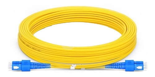 Patch Cord  Fibra Óptica Sm 9/125 Sc-upc Dx Lszh 15 Metros