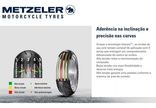 Pneu Dianteiro Metzeler M5 120/70-17 Mt03 Mt07 Mt09 Tracer