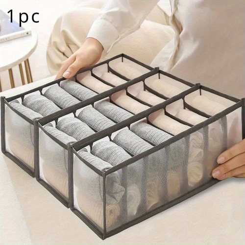 2×organizador Ropa Interior Y Calcetines 7 Rejillas