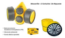 Comprar Mascarilla Doble Filtro Respirador + 2 Cartuchos Repuestos