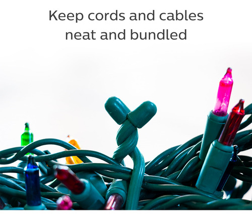 Bridas Flexibles Para Gestión De Cables Philips, 24 Piezas,