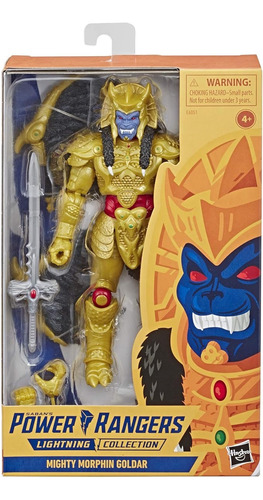 Figura Power Rangers Lightning Collection - Mp Goldar
