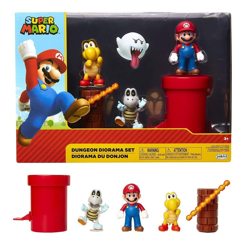 Juego De Figuras Super Mario Bros. 