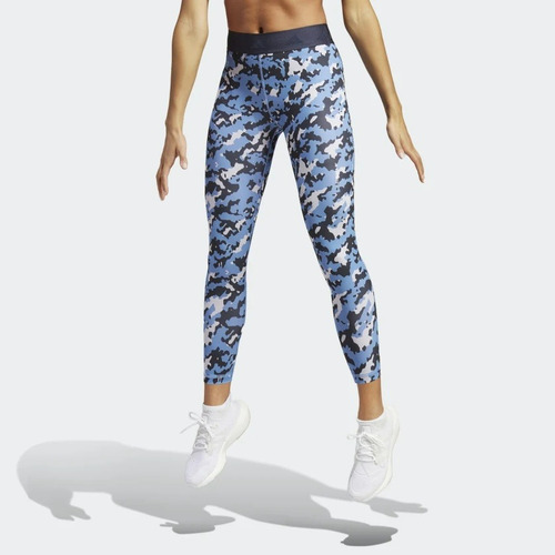 Legging 7/8 Techfit Camo - Roxo adidas Hr2938