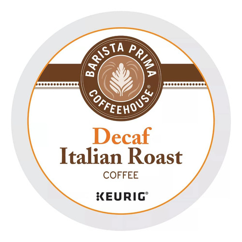 Barista Prima Coffeehouse Kcups Tostado Italiano Descafeina.