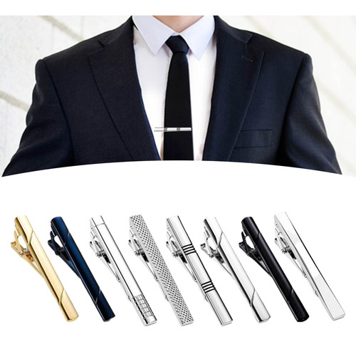 8x Clips De Corbata Novio Aniversario Padre Corbata Broche
