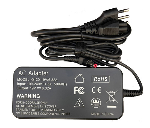 Cargador Para Notebook Acer 120w 5.5*1.7 - 19.5v 6.3a