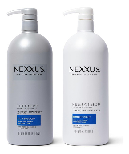 Nexxus Therappe Humectación Shampoo + Acondicionador 1 L C/u