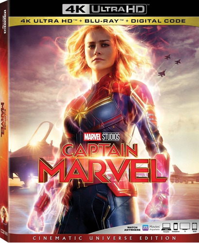 4k Ultra Hd + Blu-ray Captain Marvel / Capitana Marvel