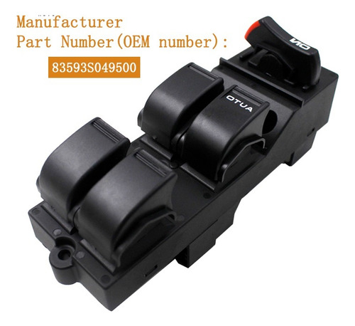Window Switch Para Honda Civic Cx Ex Hx Lx Si 4 Door