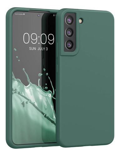 Funda De Silicona Tpu Para Galaxy S22 Plus Verde Musgo