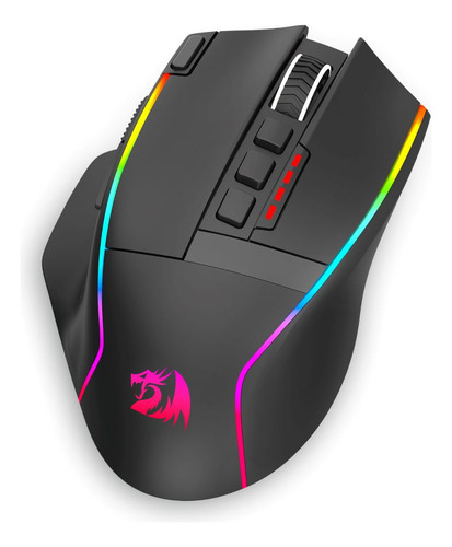 Mouse Gamer Redragon Swain Wireless M915rgb-wl Preto Preto