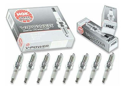 Ngk V-power 8pcs Bujías Cadillac Escalade 99  00 v8 kit Set