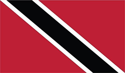 Jmm Industries Bandera De Trinidad Y Tobago Etiqueta Adhesiv